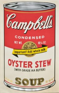 Andy Warhol - Campbell's Soup, 1969, serigrafia su carta